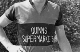 Kevin Dolan sponsored by the original Superquinn store in 1968